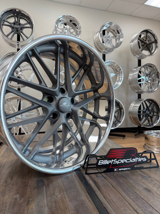 Billet Specialties Innovator - 20” Matte Gun Metal center