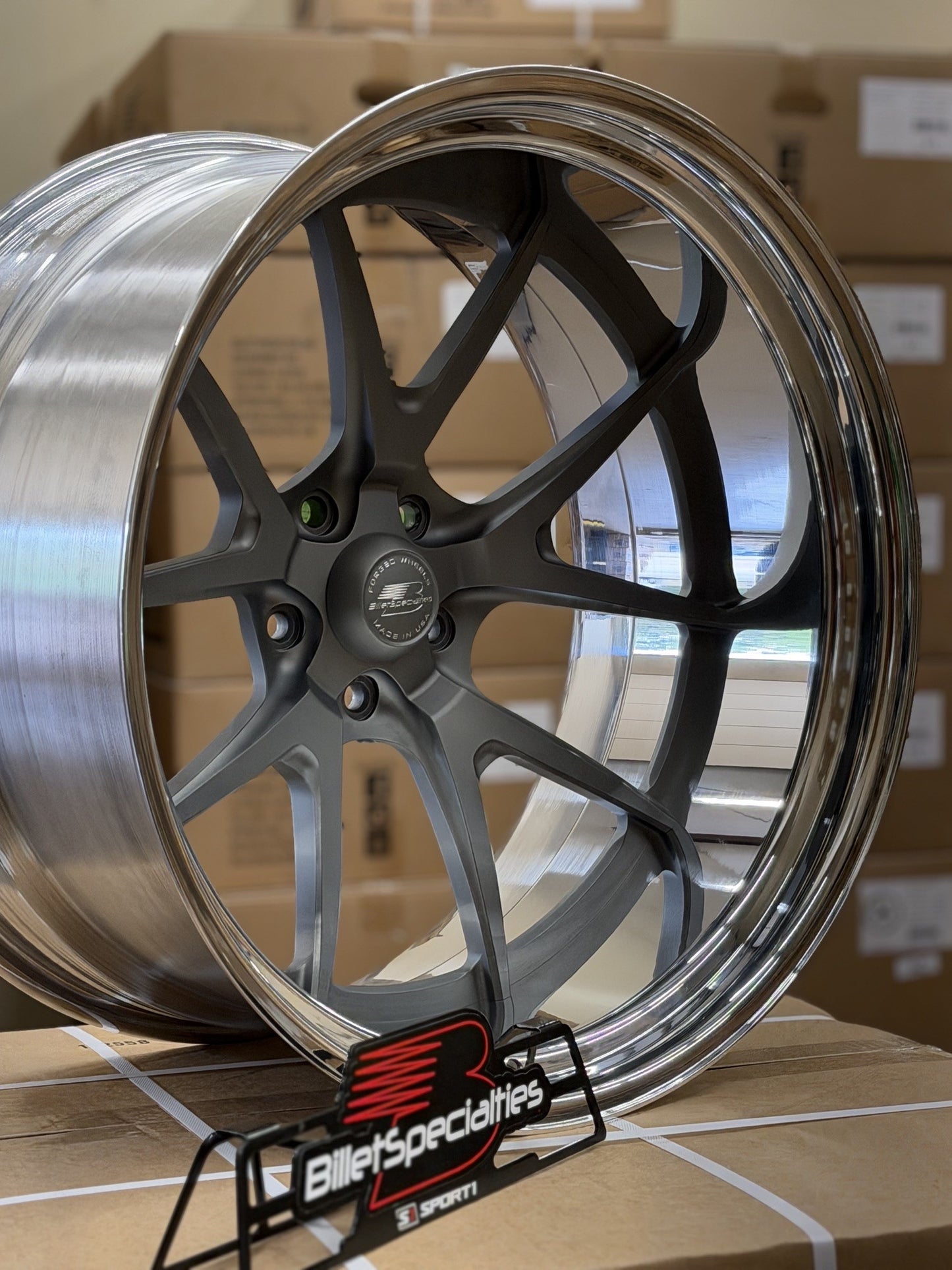 Billet Specialties 22" Prism step lip with Nitto tires, C10 fitment