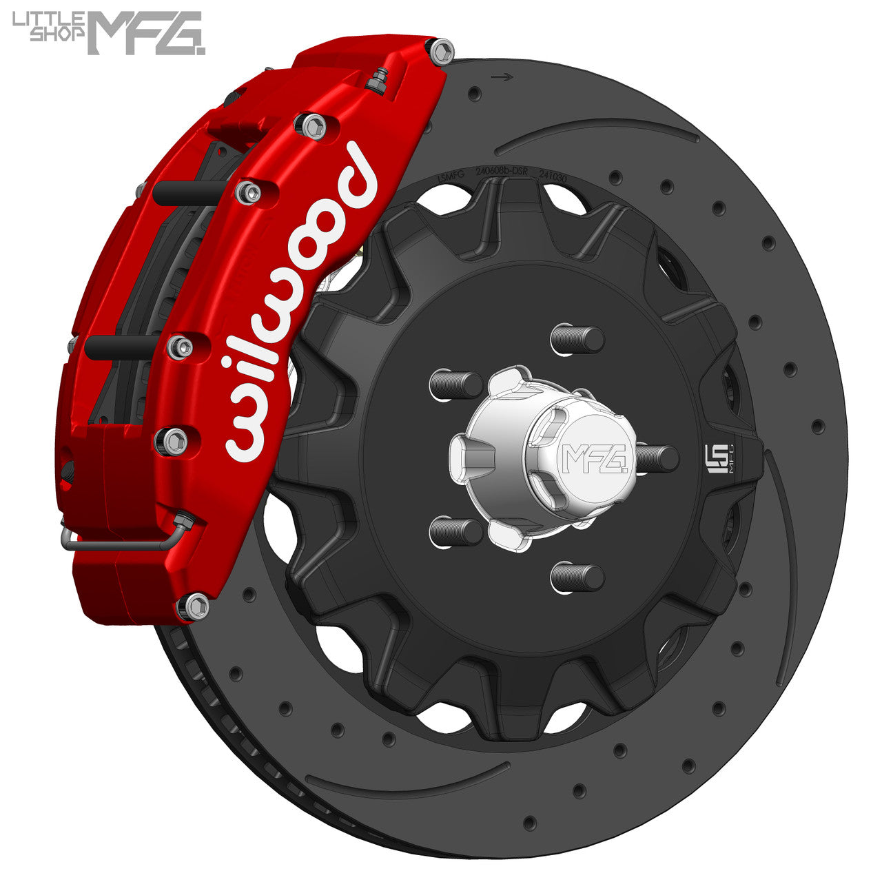 Little Shop MFG 16" Big Brake Kit (OEM/Factory Spindles)