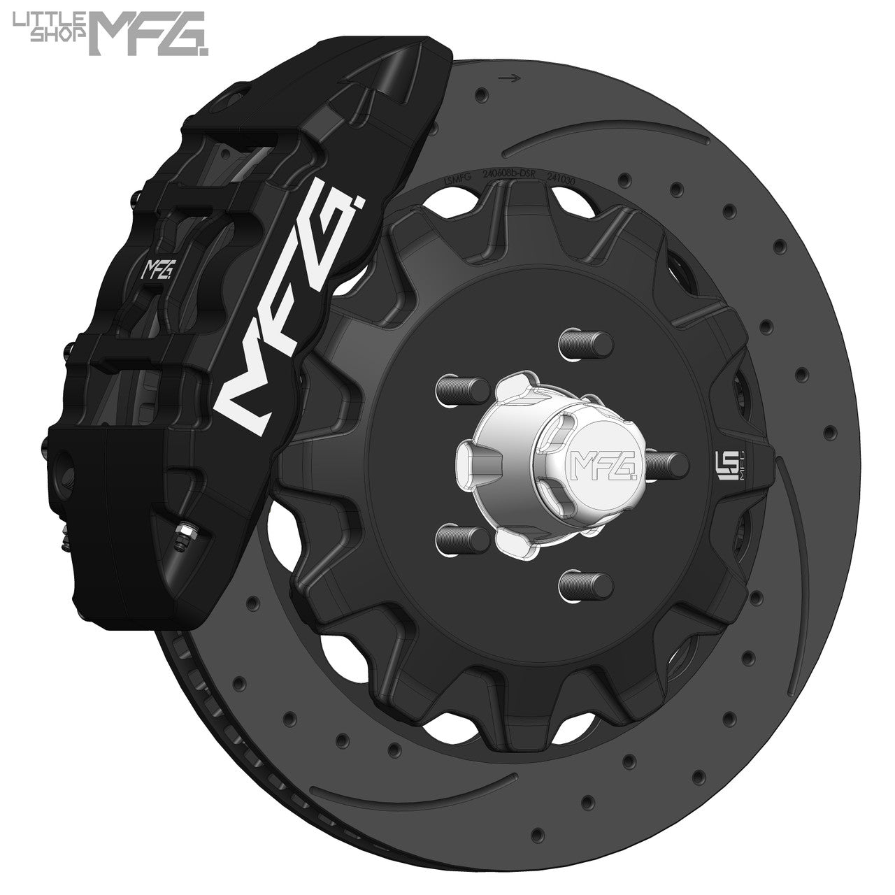 Little Shop MFG 16" Big Brake Kit (OEM/Factory Spindles)