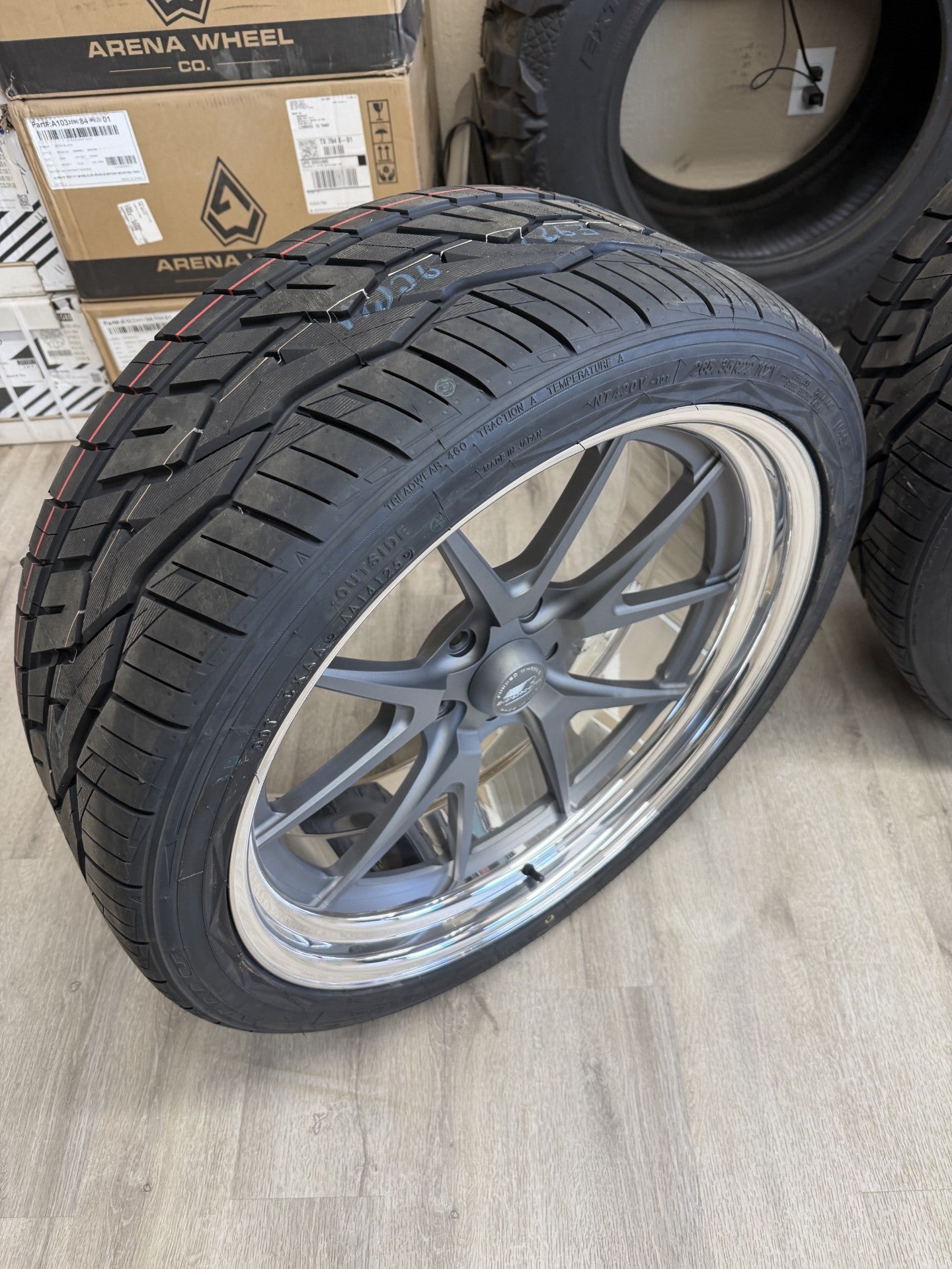 Billet Specialties 22" Prism step lip with Nitto tires, C10 fitment