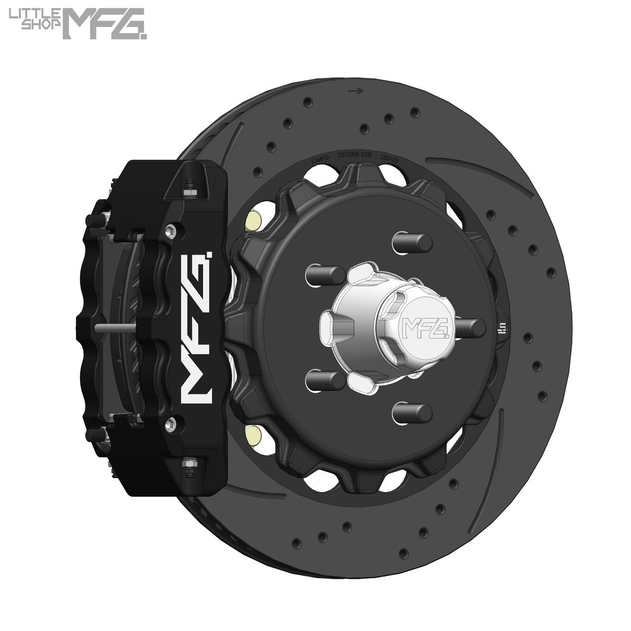 Little Shop MFG 14" Brake Kit (React/Wilwood Spindles)
