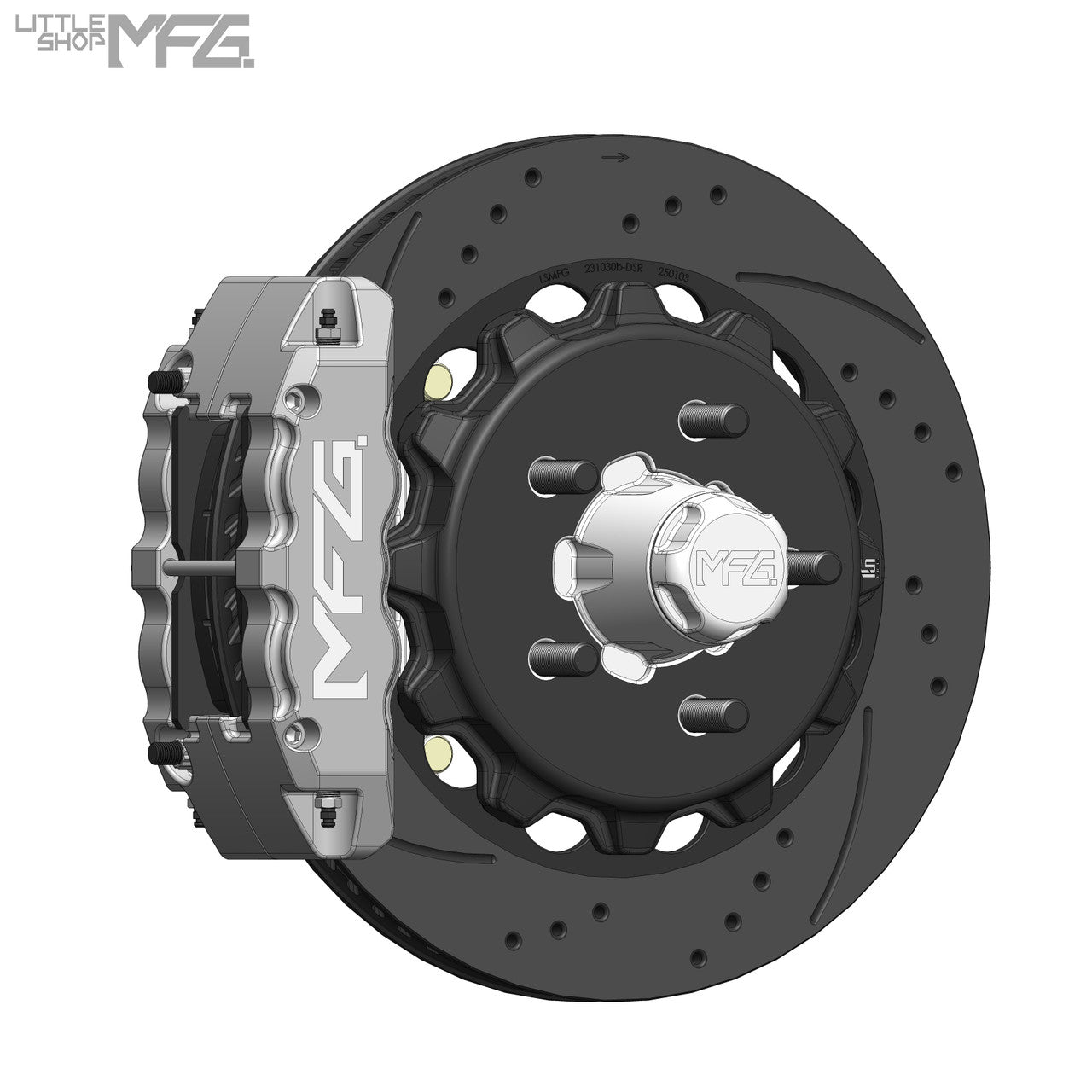 Little Shop MFG 14" Brake Kit (React/Wilwood Spindles)