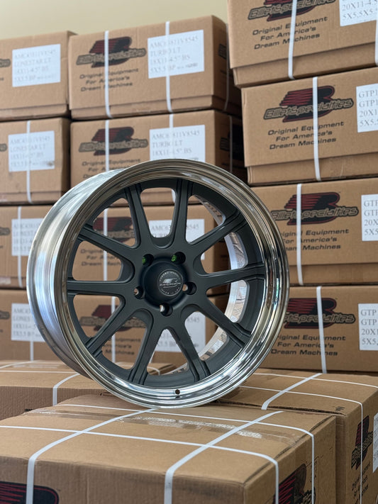 Billet Specialties Dynamic - 20” Matte Gun Metal center