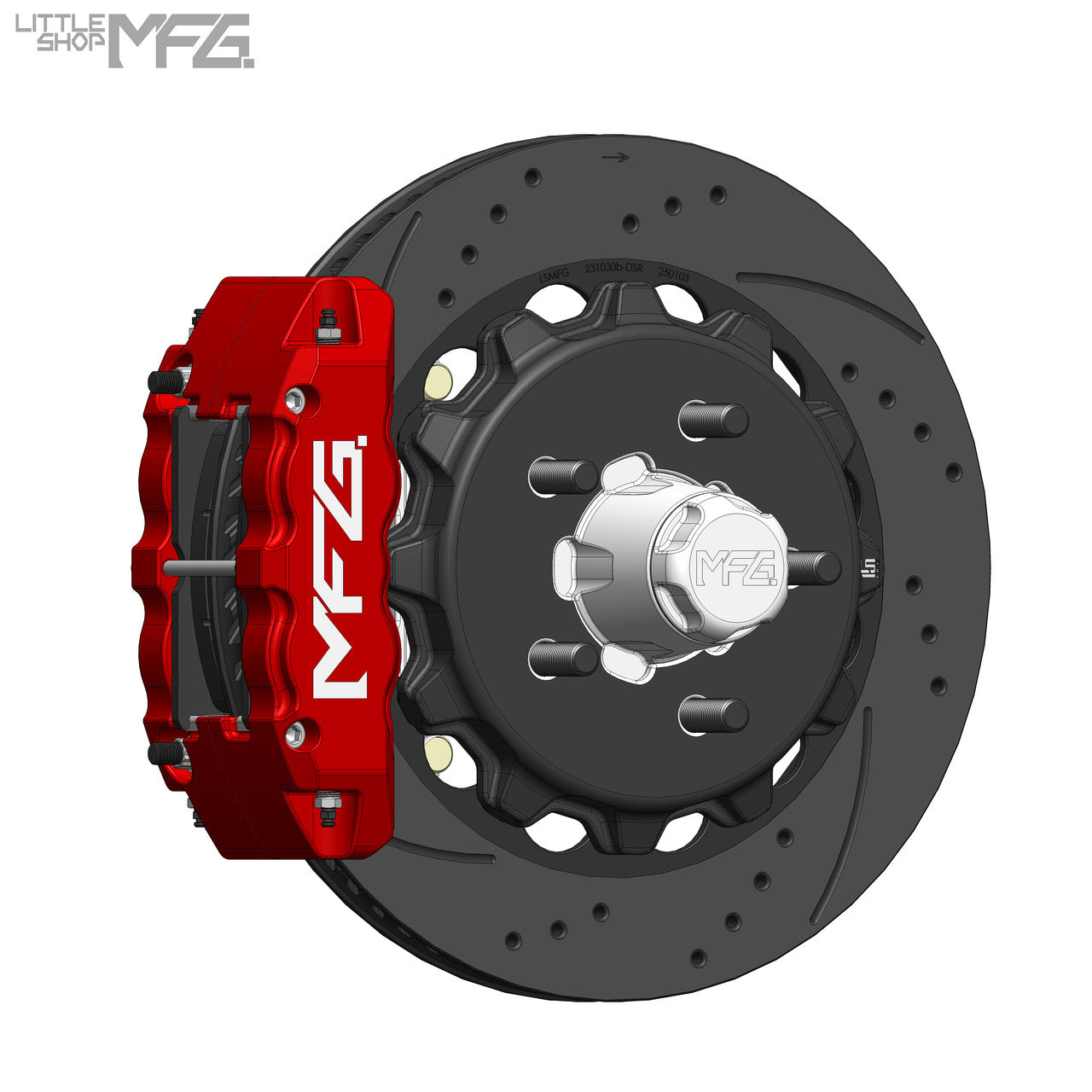 Little Shop MFG 14" Brake Kit (React/Wilwood Spindles)