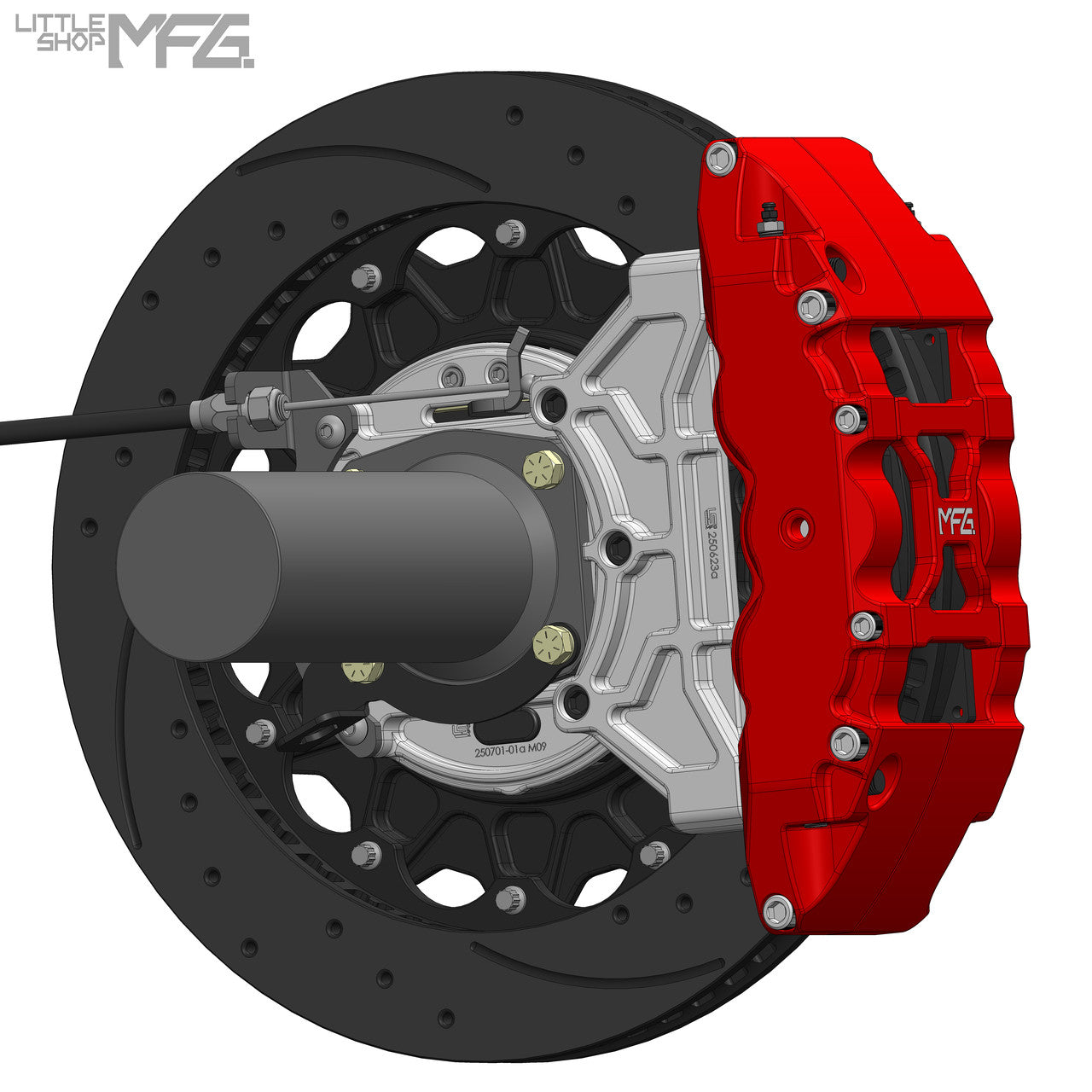 Little Shop MFG 16" Brake Kit (React/Wilwood Spindles)
